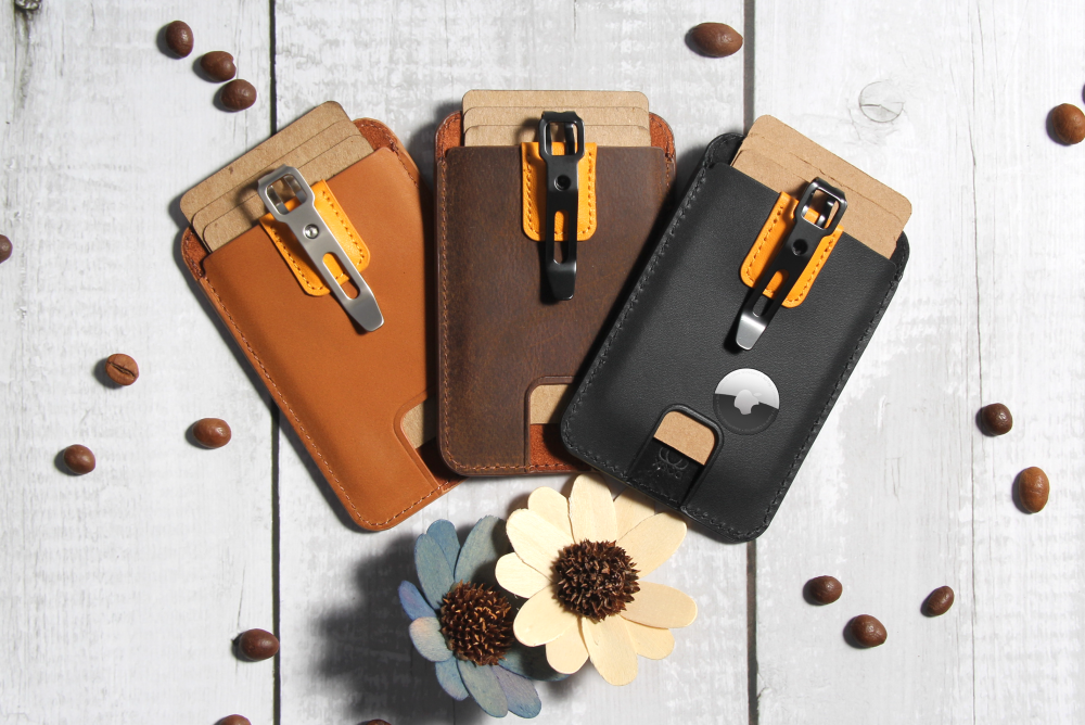 Hermes Brown Card Holder & Badge Holder|Vertical |