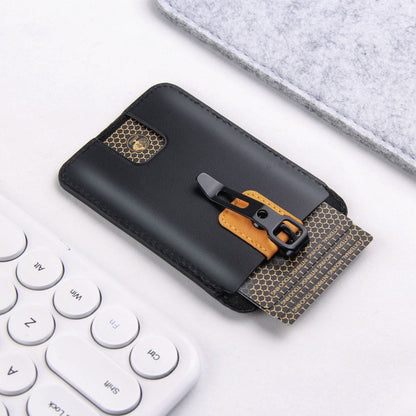 Hermes Brown Card Holder & Badge Holder|Vertical |