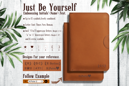 Hermes Brown AirTag Passport Holder Two Pocket